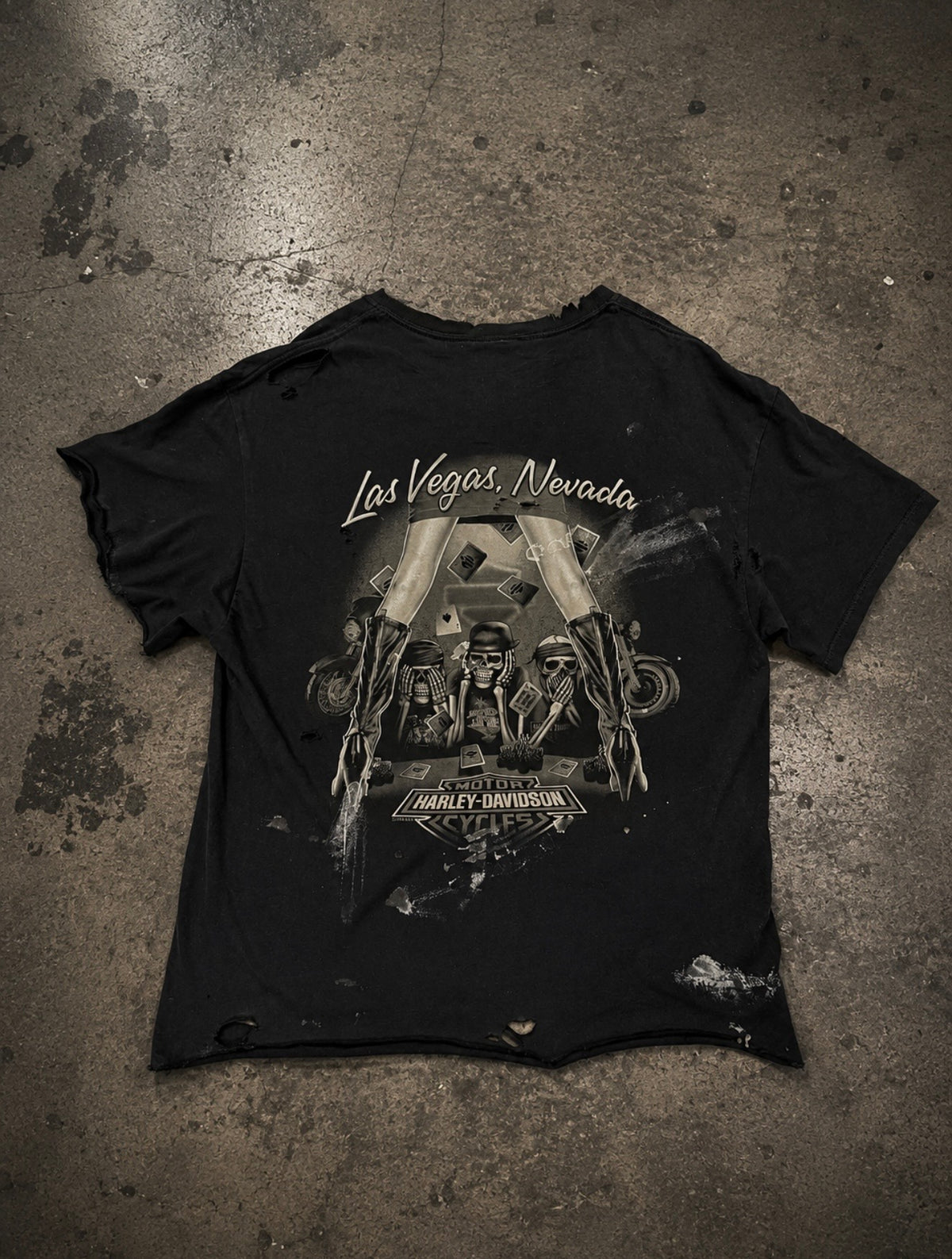 Vintage Distressed Las Vegas HD Graphic T-Shirt