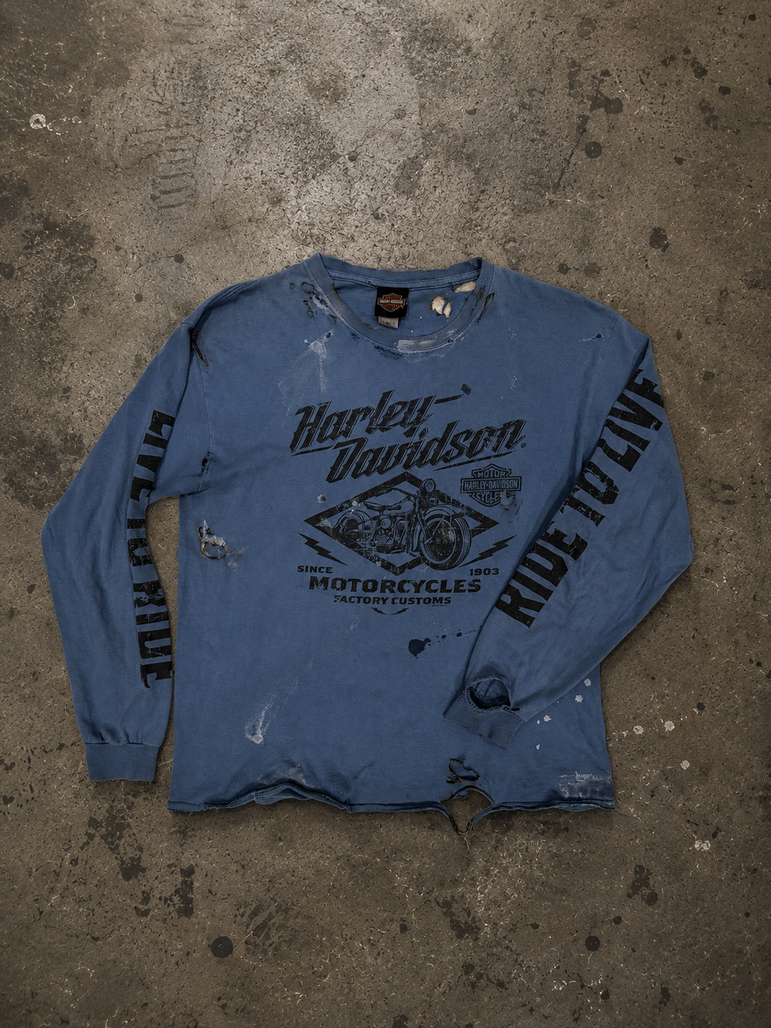 Vintage Distressed Eisenhauer’s Chesapeake HD Long-Sleeve